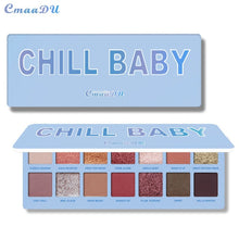Load image into Gallery viewer, 14 Color Nude Shining Eyeshadow Palette