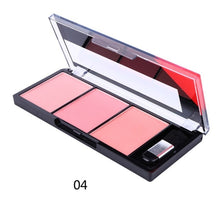 Load image into Gallery viewer, 3 Colors Natural Long-lasting Blusher Powder Palette