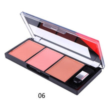Load image into Gallery viewer, 3 Colors Natural Long-lasting Blusher Powder Palette