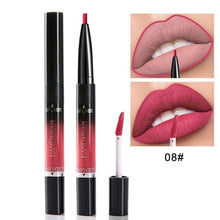 Load image into Gallery viewer, Waterproof Lipstick Pencil Double Head Matte Nude Lipstick Pen