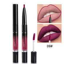 Load image into Gallery viewer, Waterproof Lipstick Pencil Double Head Matte Nude Lipstick Pen